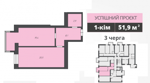 Квартира Успішний проєкт
